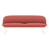 Oslo 3-Seater Sofa: Chrome