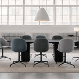 Beetle Meeting Chair: 4-Star Swivel Base + Full Upholstery