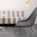 Bat Lounge Chair High Back: Conic Base
