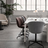 Beetle Meeting Chair: 4-Star Swivel Base + Full Upholstery