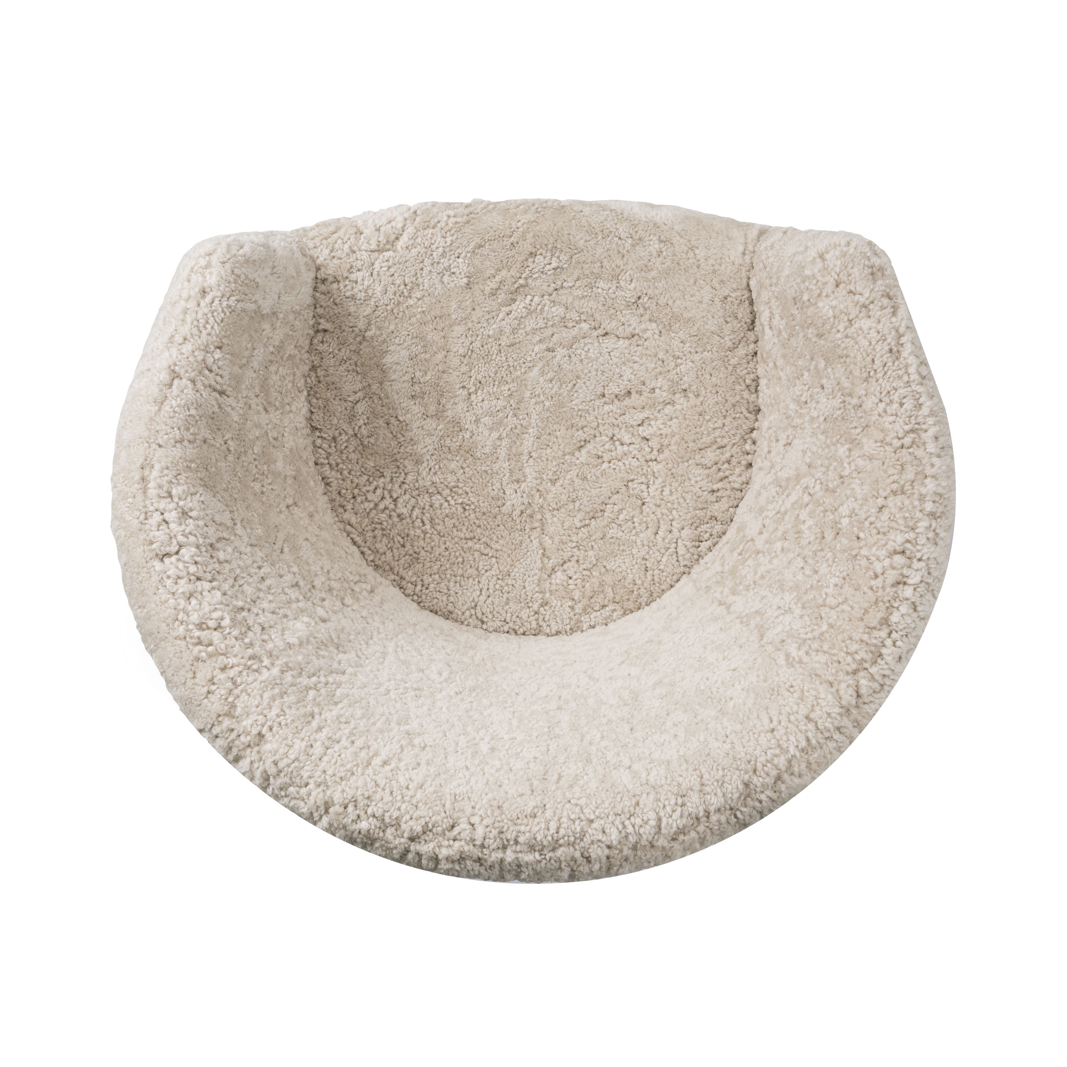 Ditzel Lounge Chair: Sheepskin + Oiled Oak
