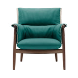 E015 Embrace Lounge Chair: Natural Edging Strip + Oiled Walnut