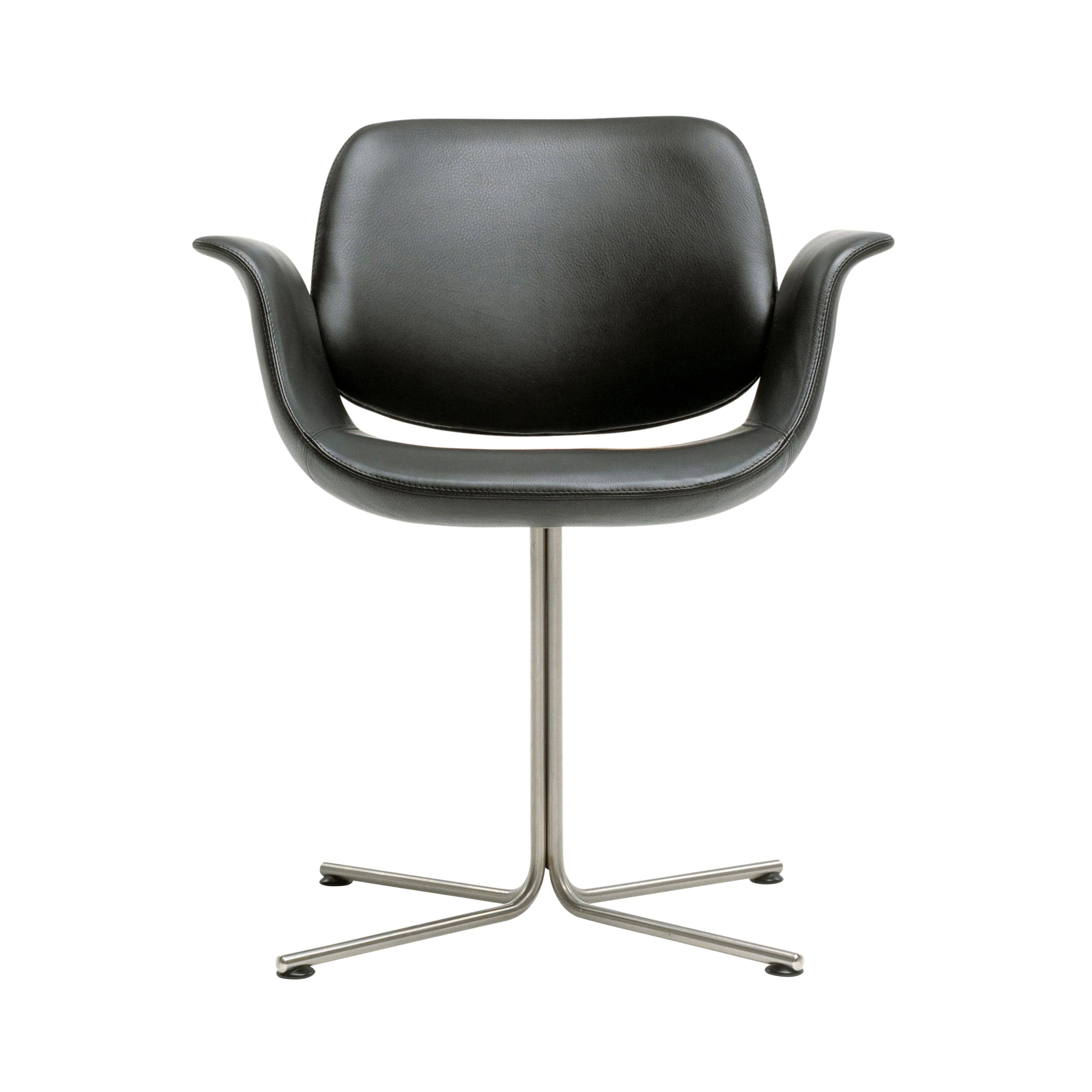 Flamingo Chair with Swivel Base
: Brushed Stainless Steel + Fixed