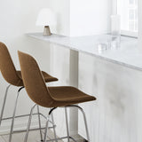Eyes 4 Leg Barstool: Chrome Base