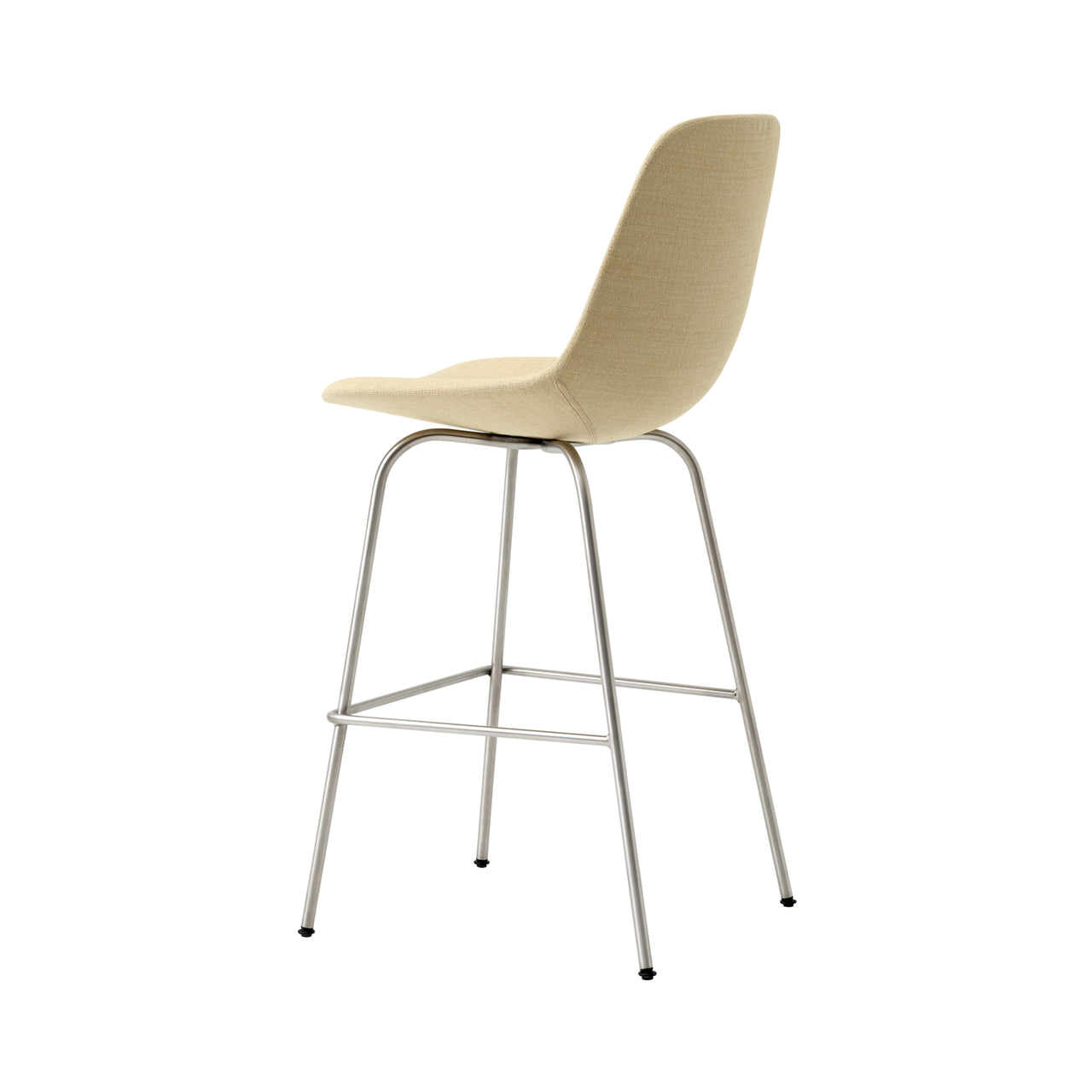 Eyes 4 Leg Barstool: Chrome Base: Bar Height
