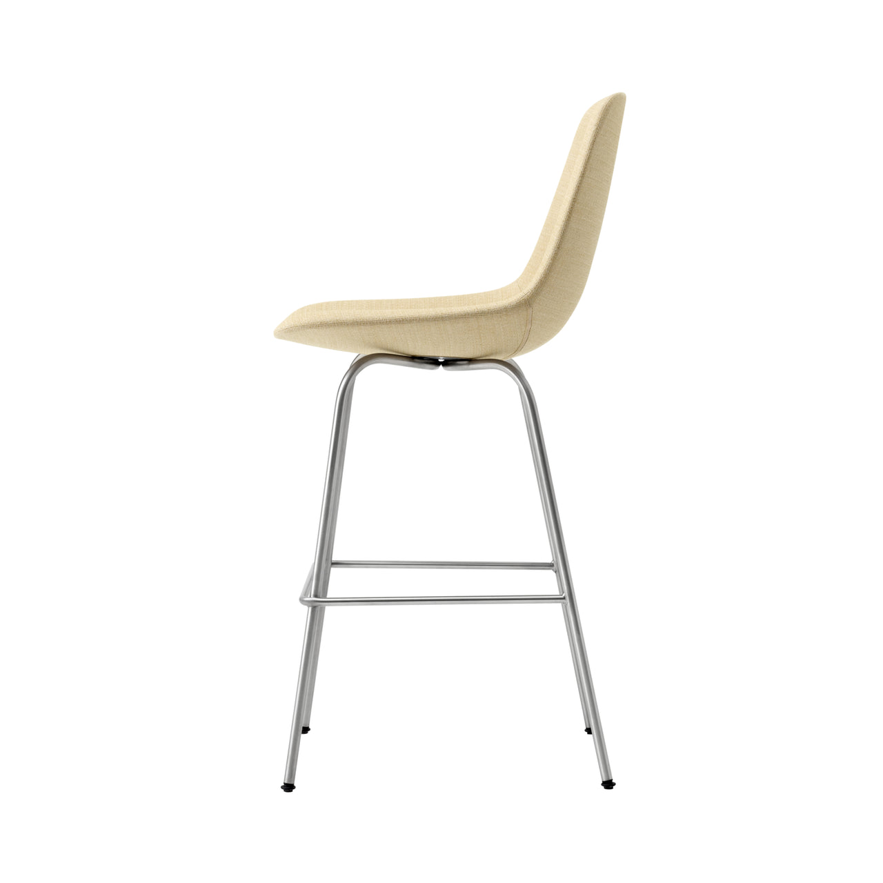 Eyes 4 Leg Barstool: Chrome Base: Bar Height