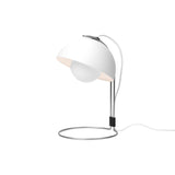 FlowerPot VP4 Table Lamp: Matte White + White