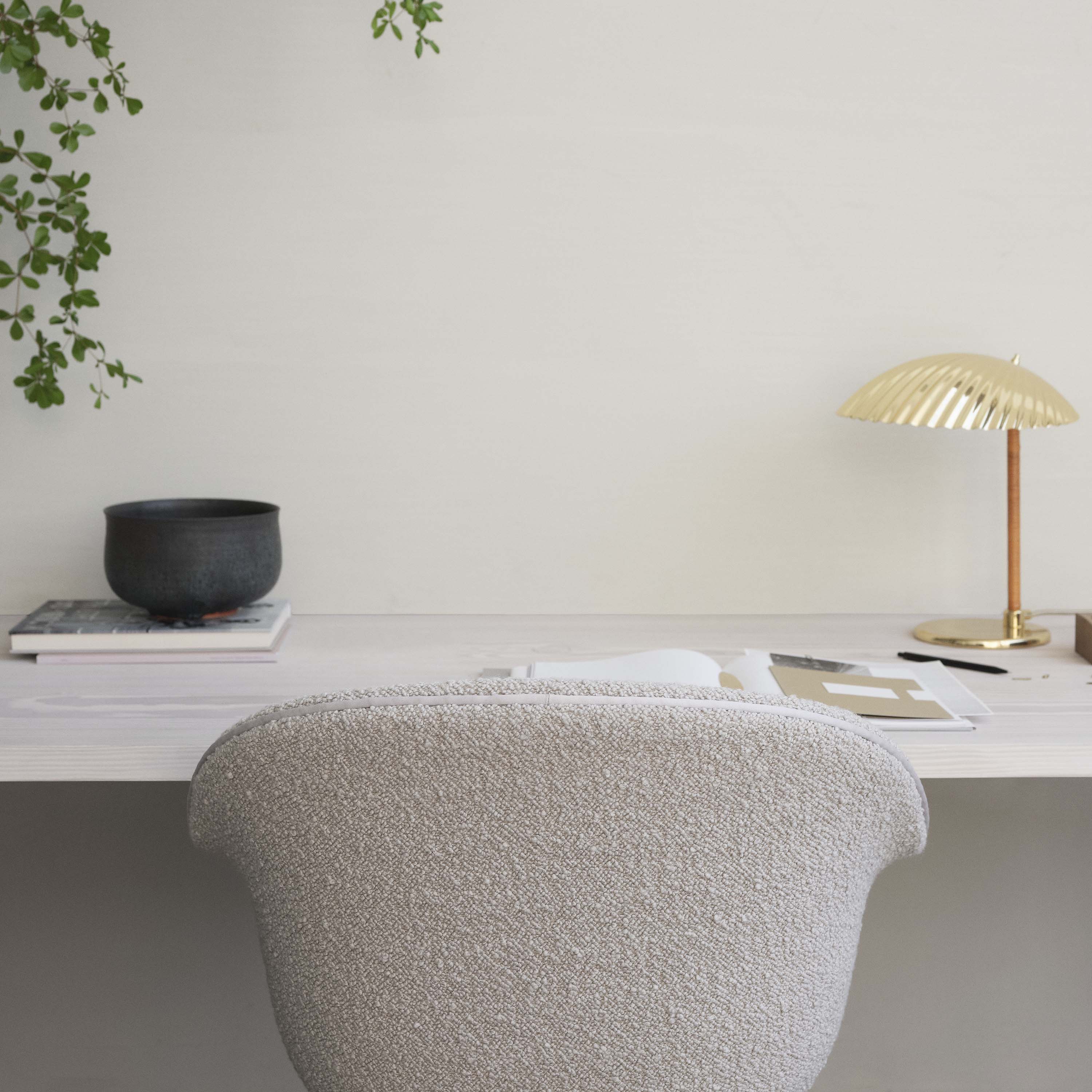 Bat Dining Chair: Black Plastic Base + Fully Upholstered