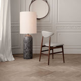 Gent Dining Chair: Wood Base + Fully Upholstered