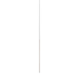 Thin Vertical Suspension Light: Medium + 1 Segment + Satin Nickel