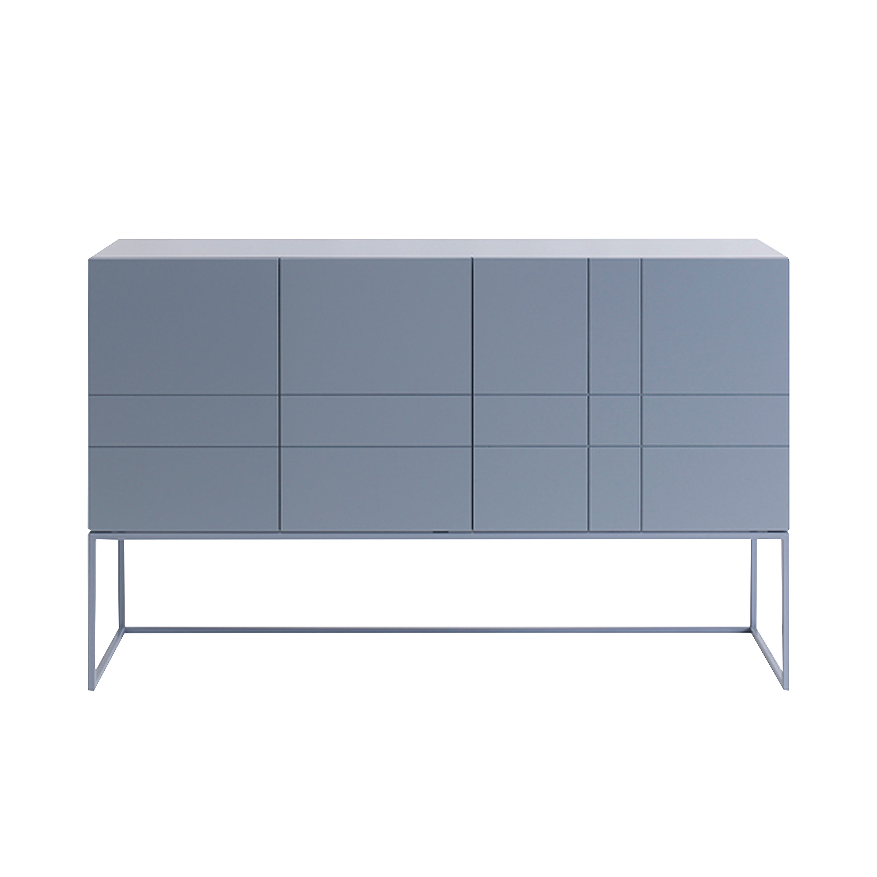 Kilt Light 137 Cabinet with Drawers: Nordic Blue