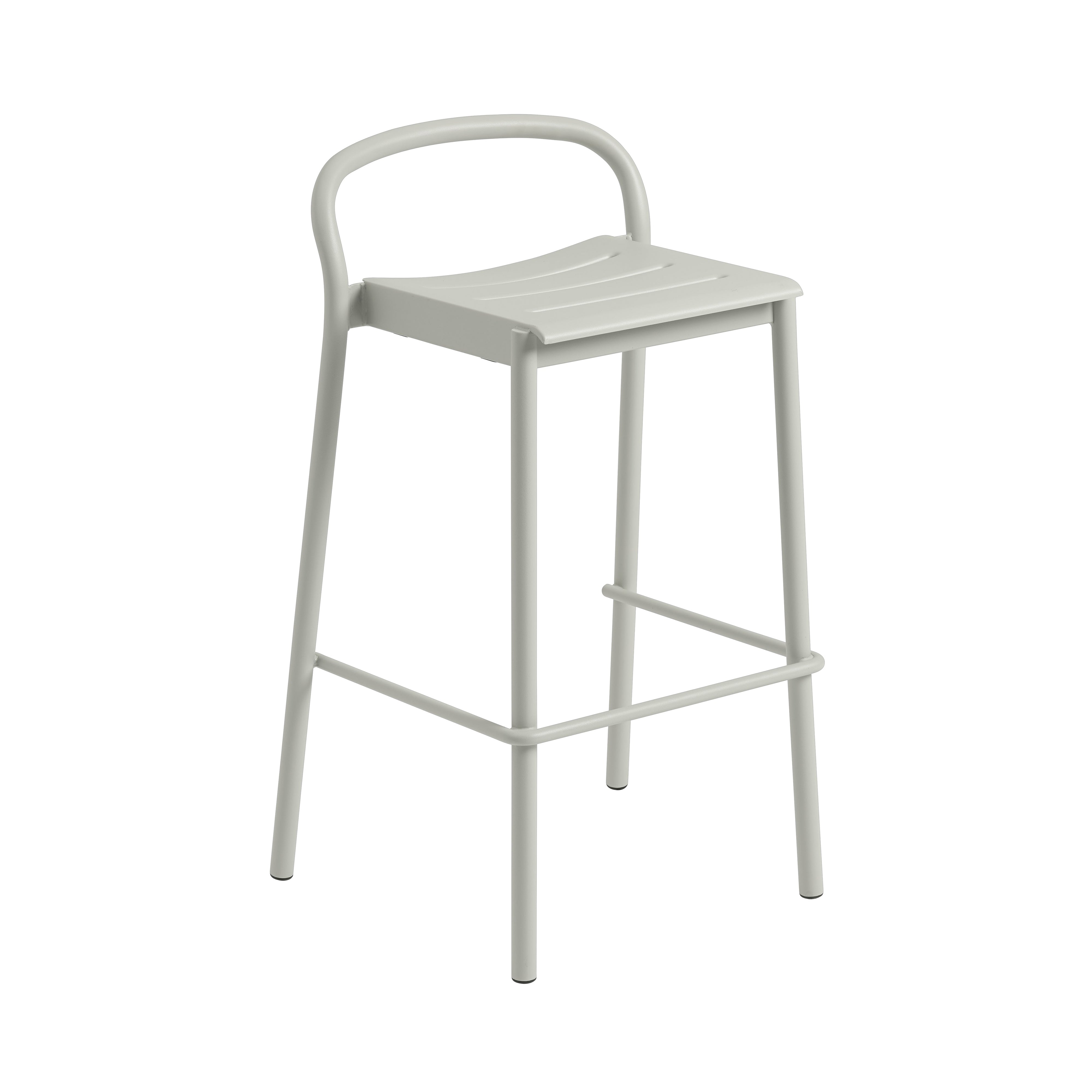 Linear Steel Bar + Counter Stool: Bar + Grey