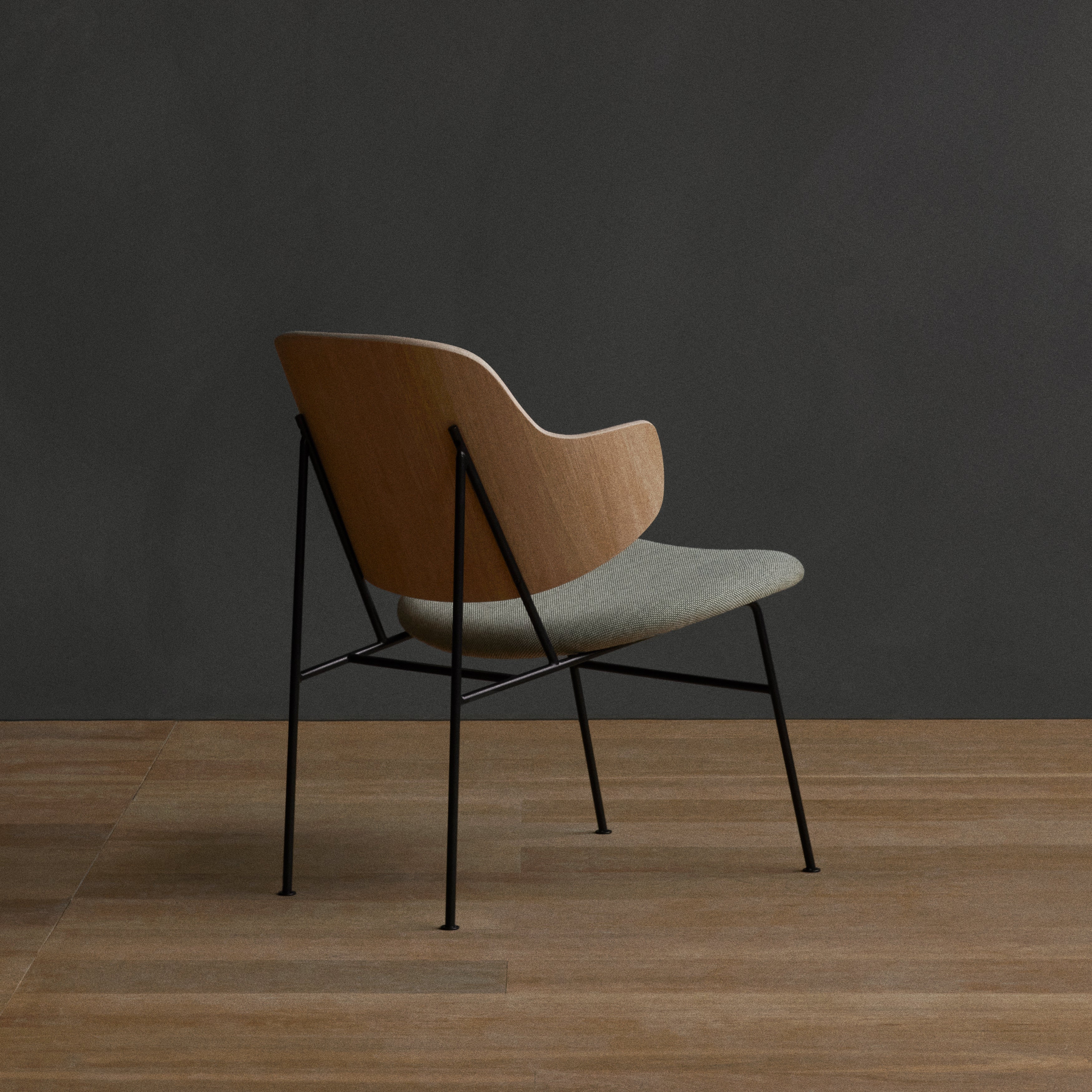 The Penguin Lounge Chair: Seat Upholstered