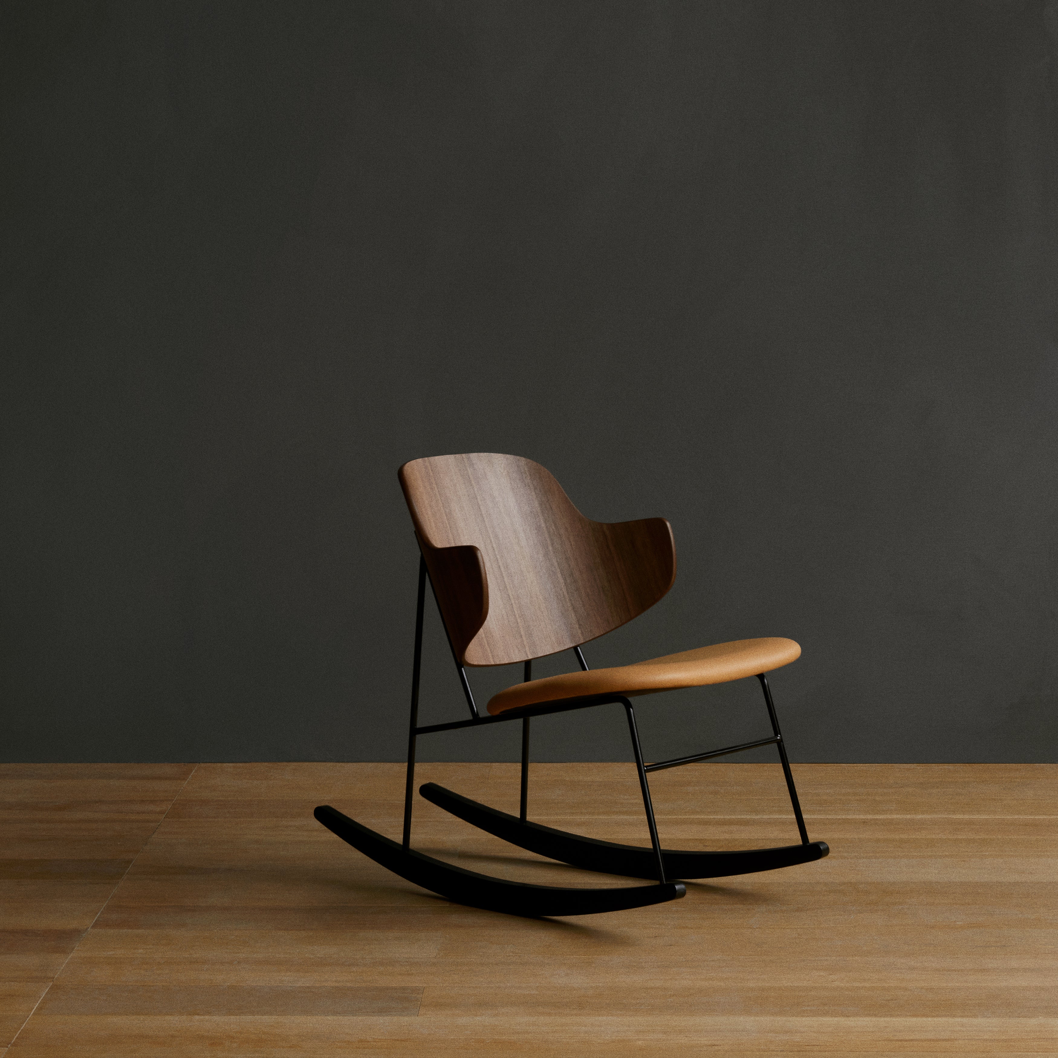 The Penguin Rocking Chair: Seat Upholstered