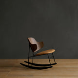 The Penguin Rocking Chair: Seat Upholstered