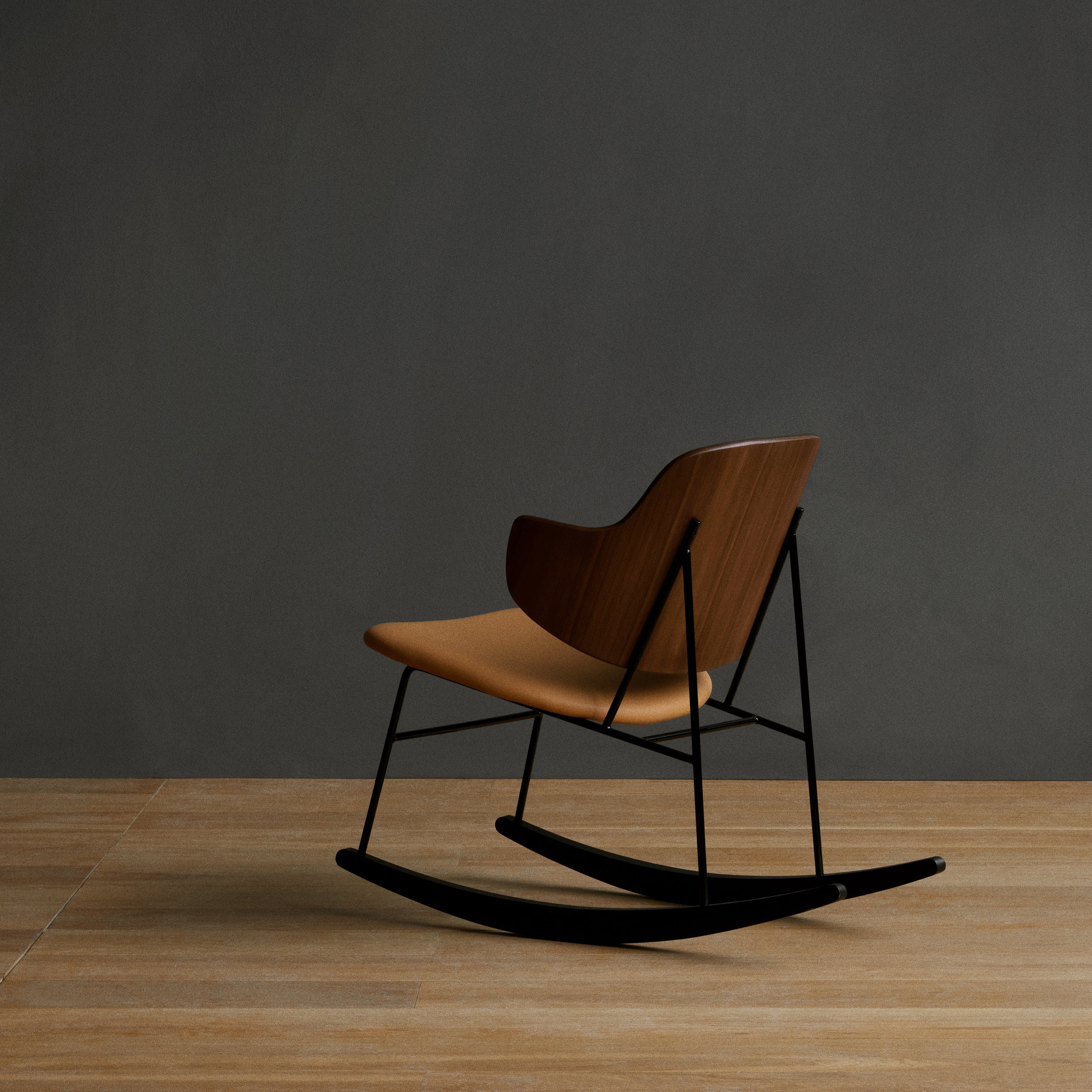 The Penguin Rocking Chair: Seat Upholstered