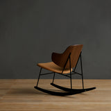 The Penguin Rocking Chair: Seat Upholstered