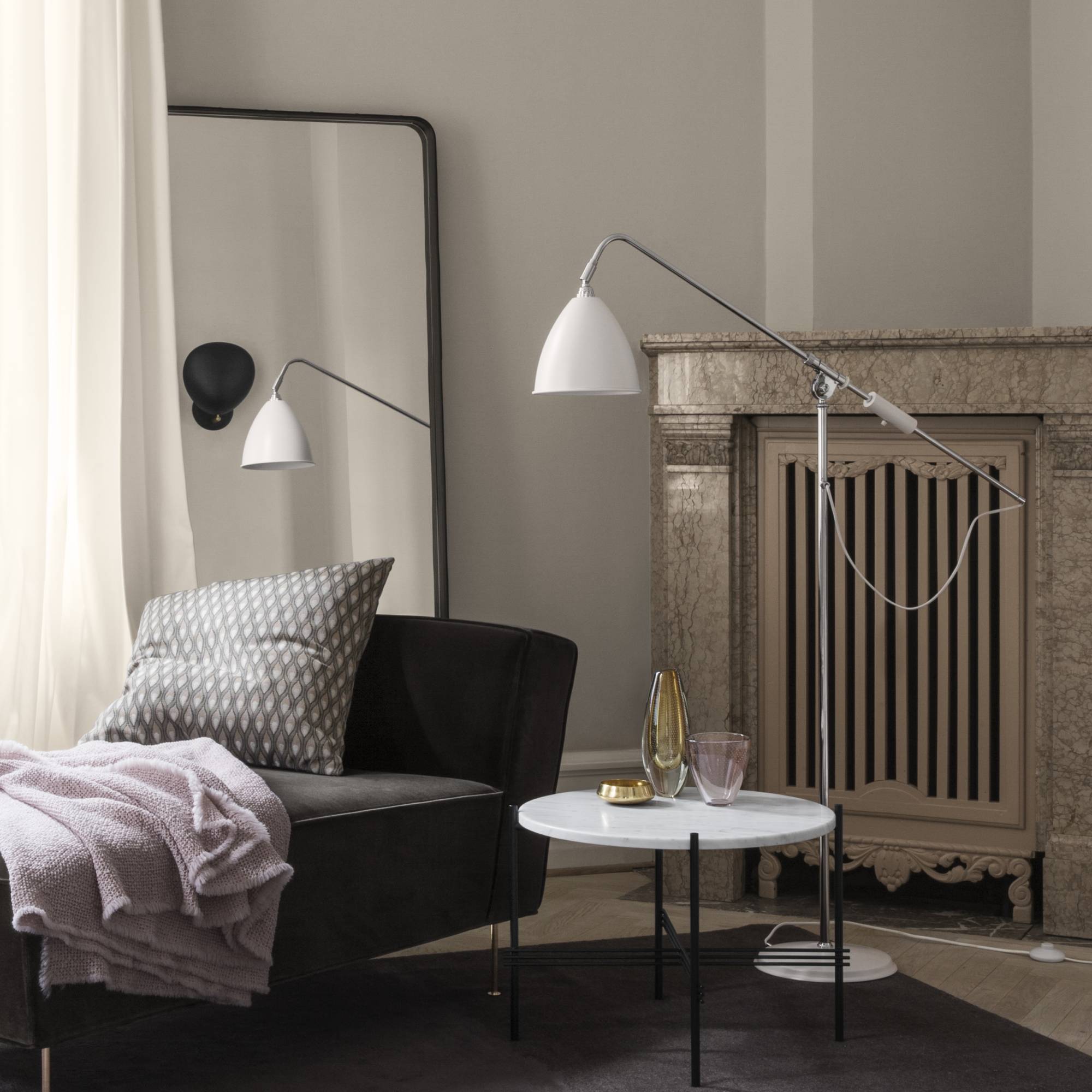 Adnet Rectangular Wall Mirror