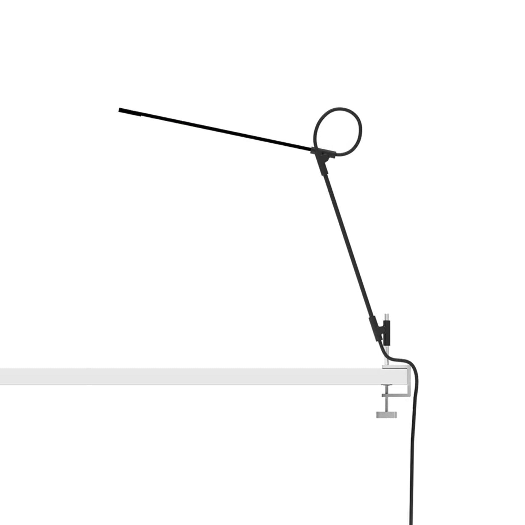 Superlight Clamp Lamp: Black