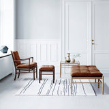 OW149 Colonial Chair with Footstool