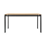 PK52 Professor Desk: Oiled Oak + Without Drawer