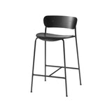 Pavilion Bar + Counter Stool: AV7 + AV9 + Counter (AV7) + Black Lacquered Oak