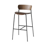 Pavilion Bar + Counter Stool: AV7 + AV9 + Bar (AV9) + Lacquered Walnut