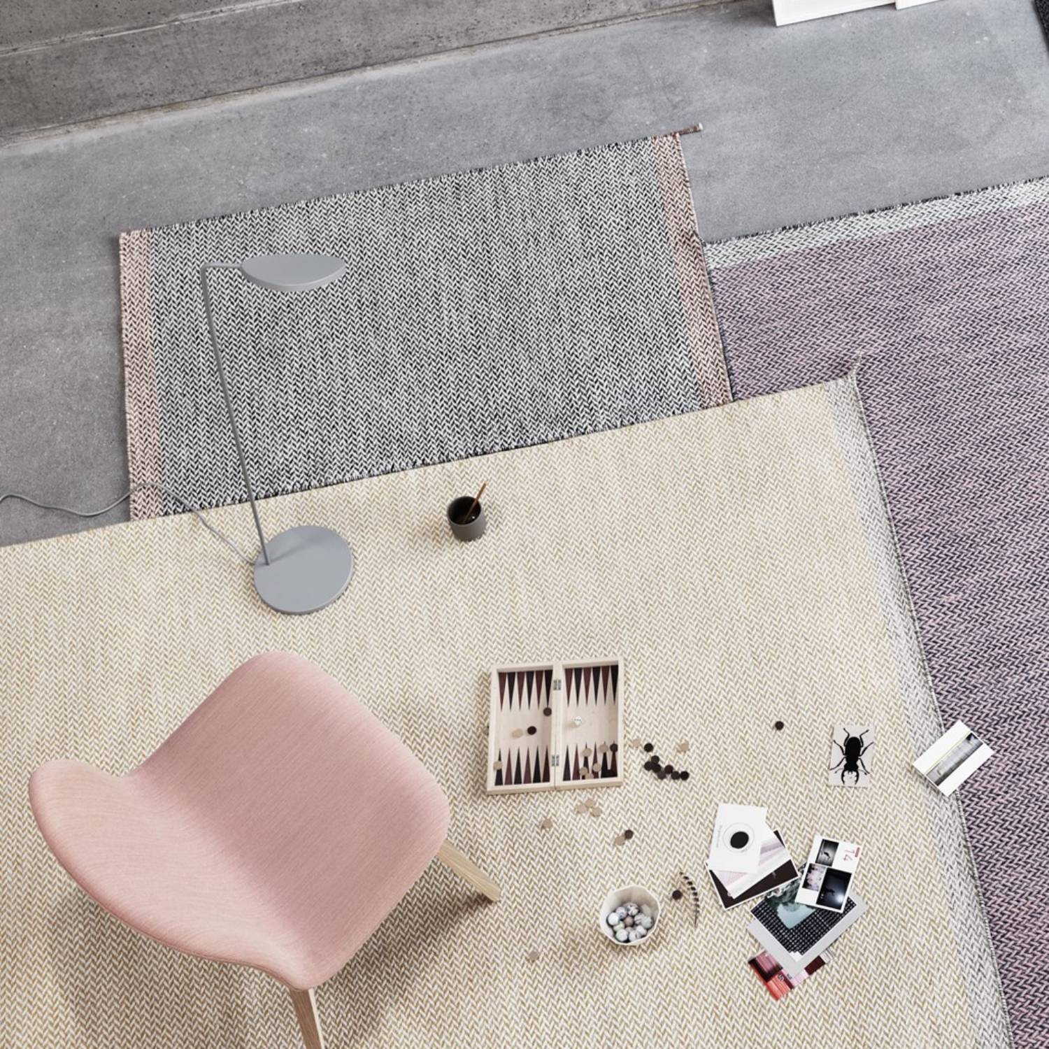 Visu Wide Chair: Wood Base + Upholstered