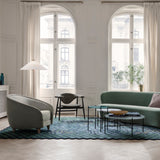Masculo Lounge Chair: Wood Base