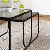 Tati Lounge Table: Large + Glass Top