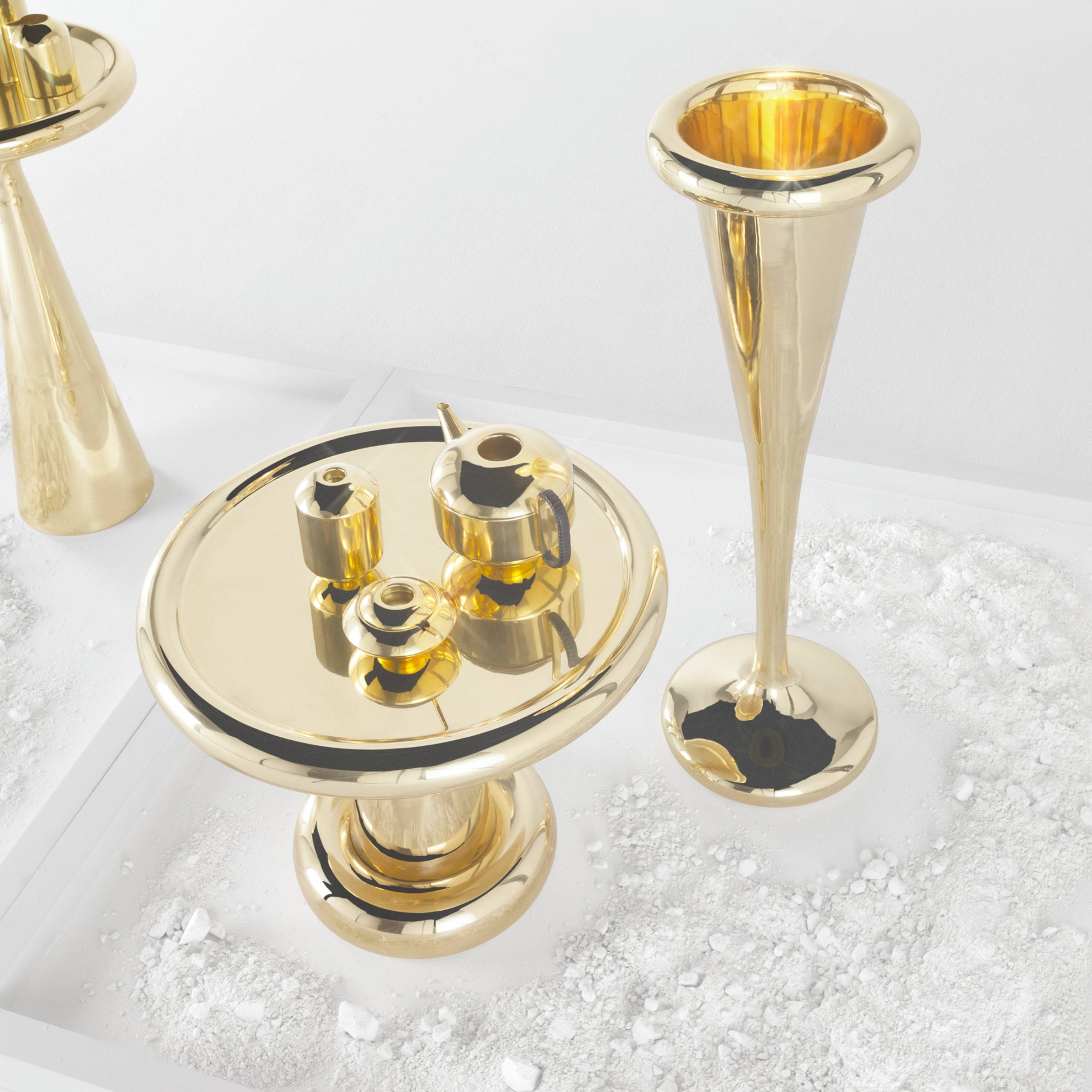 Form Milk Jug: Brass