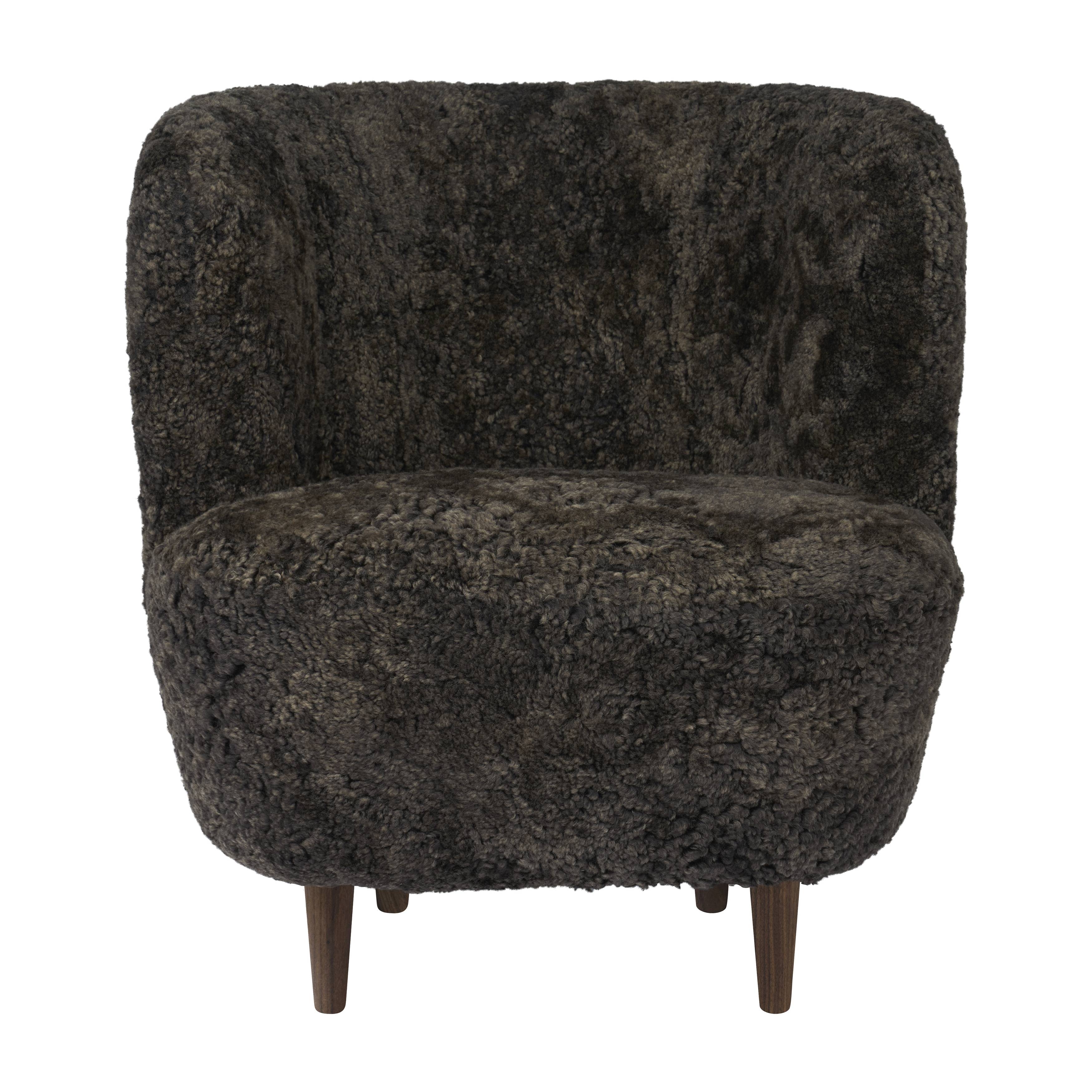 Stay Lounge Chair Small: Wood Legs + Oiled American Walnut