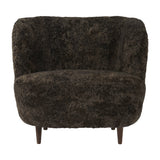 Stay Lounge Chair Large: Wood Base + Oiled American Walnut