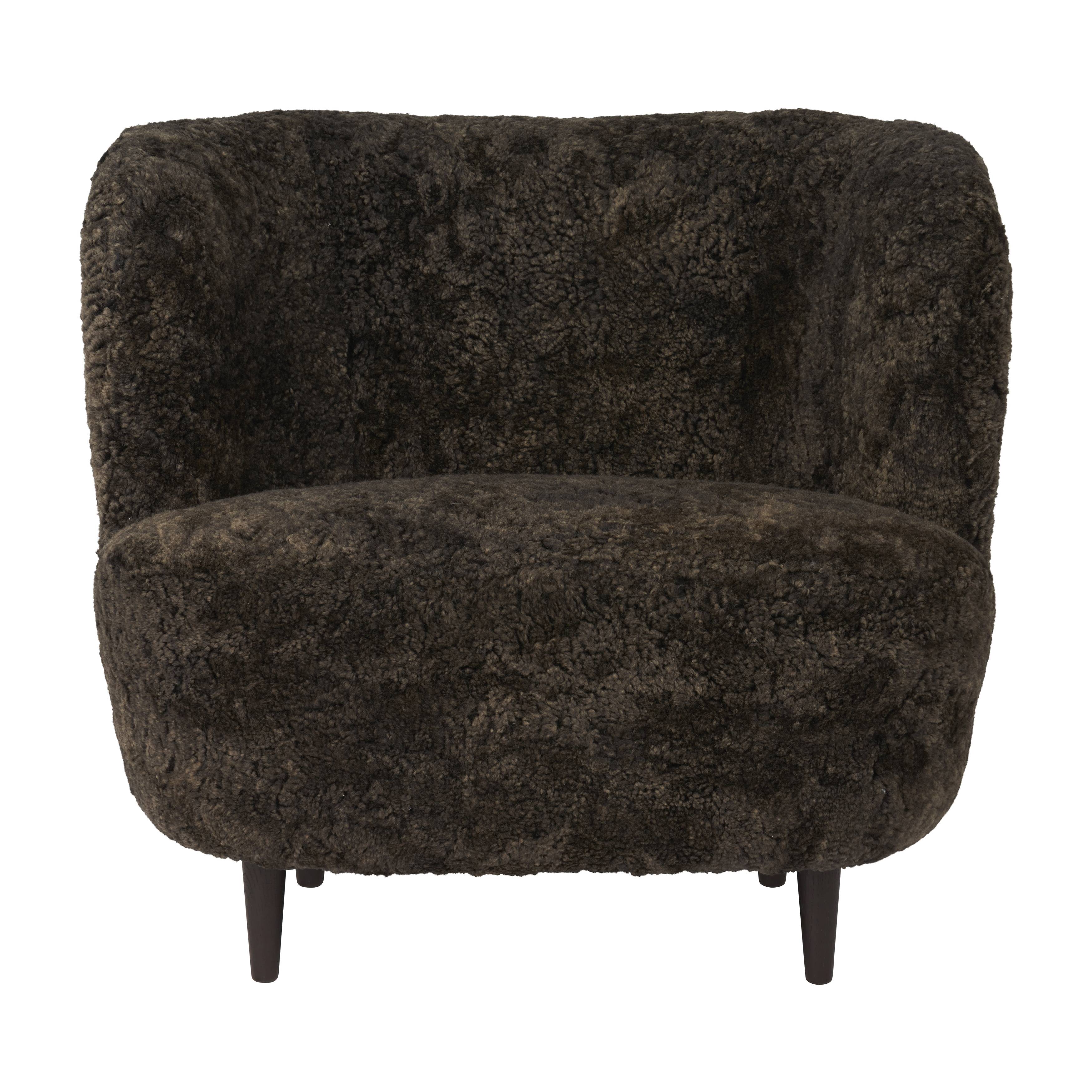 Stay Lounge Chair Large: Wood Base + Oiled Smoked Oak