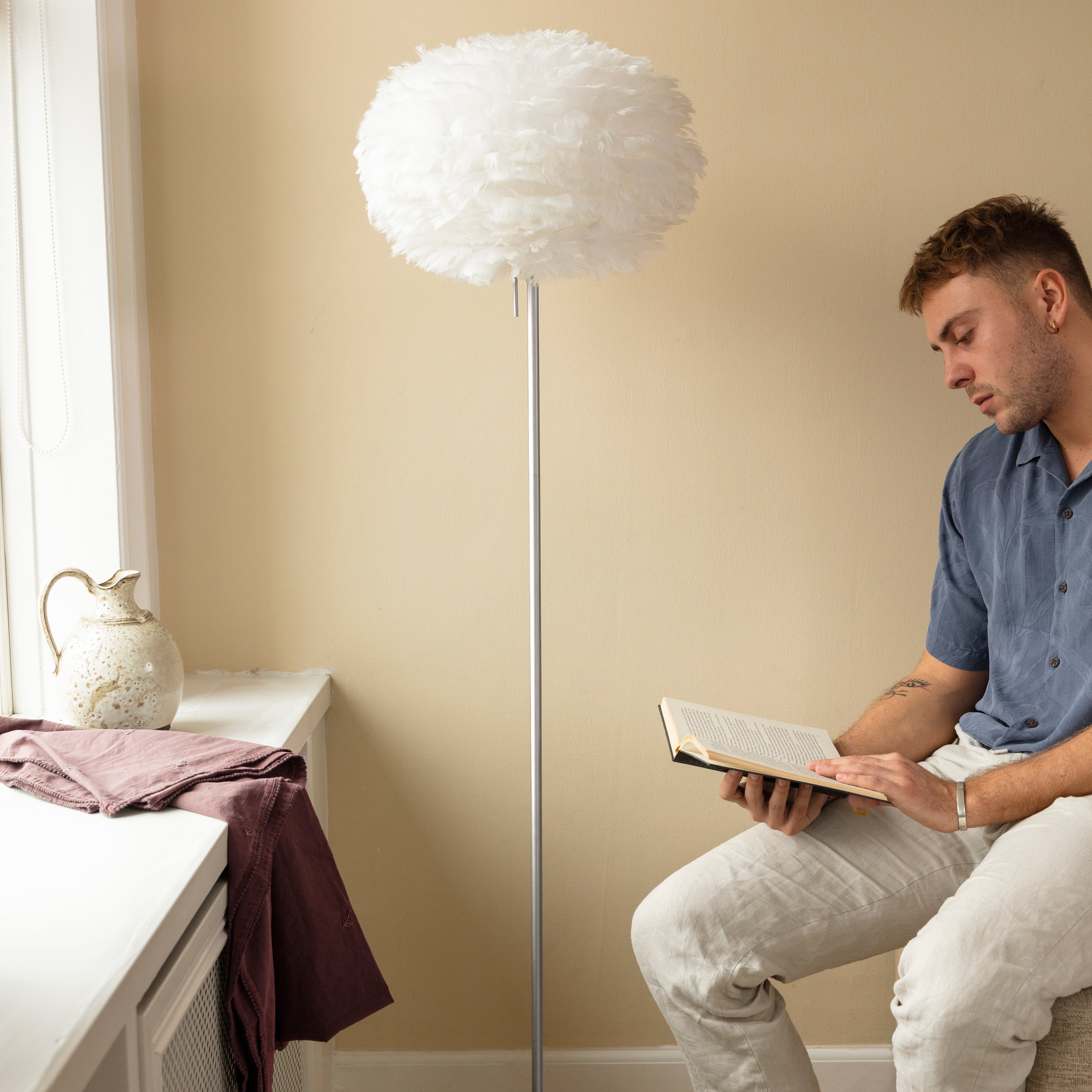 Eos Champagne Floor Lamp
