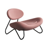 Meadow Lounge Chair: Black Painted Steel