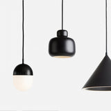 Stone Small Pendant Light: Quick Ship