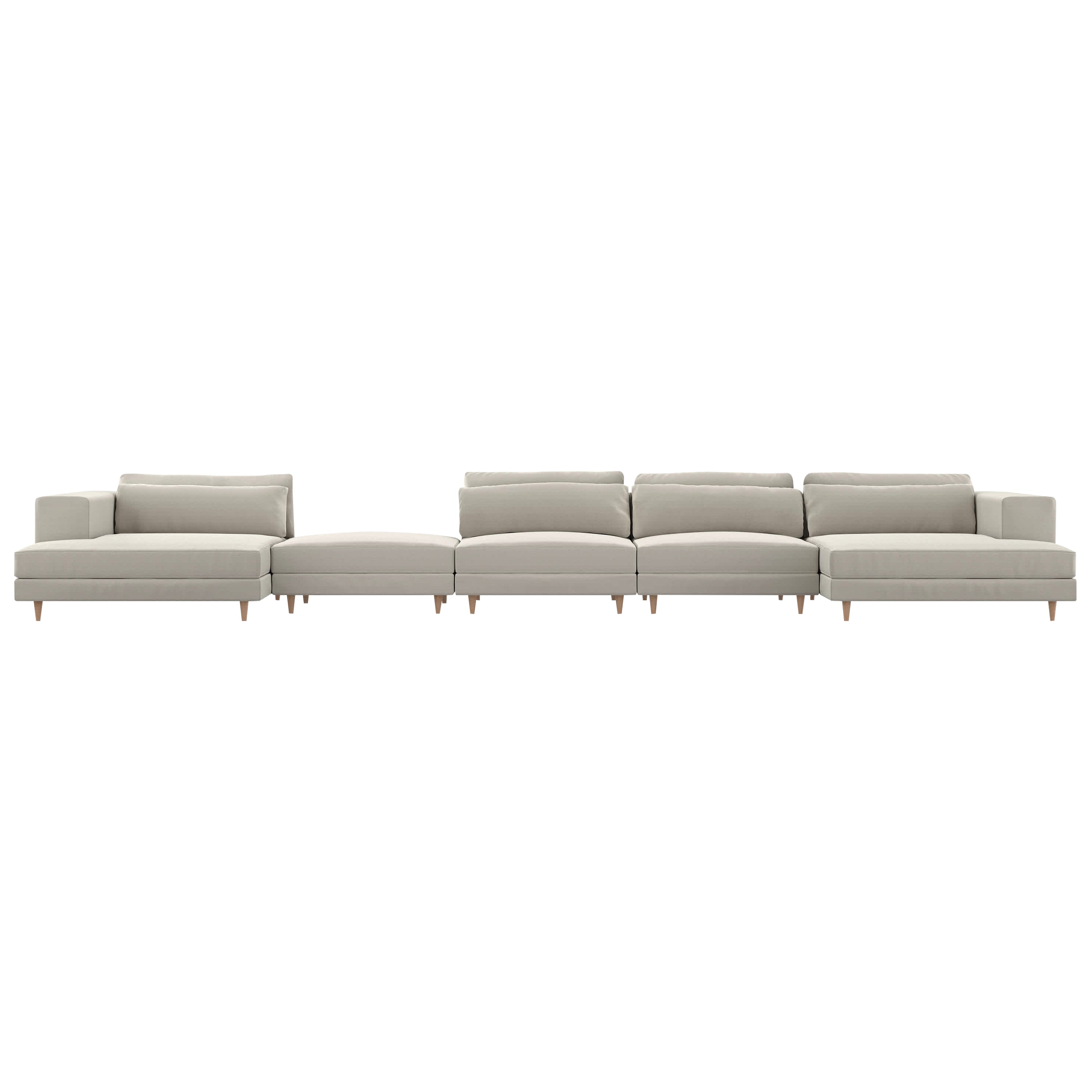 Atelier Modular Sofa: Configuration 1 + Without Skirt