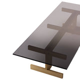 Kinuta Coffee Table: Glass A-CT01