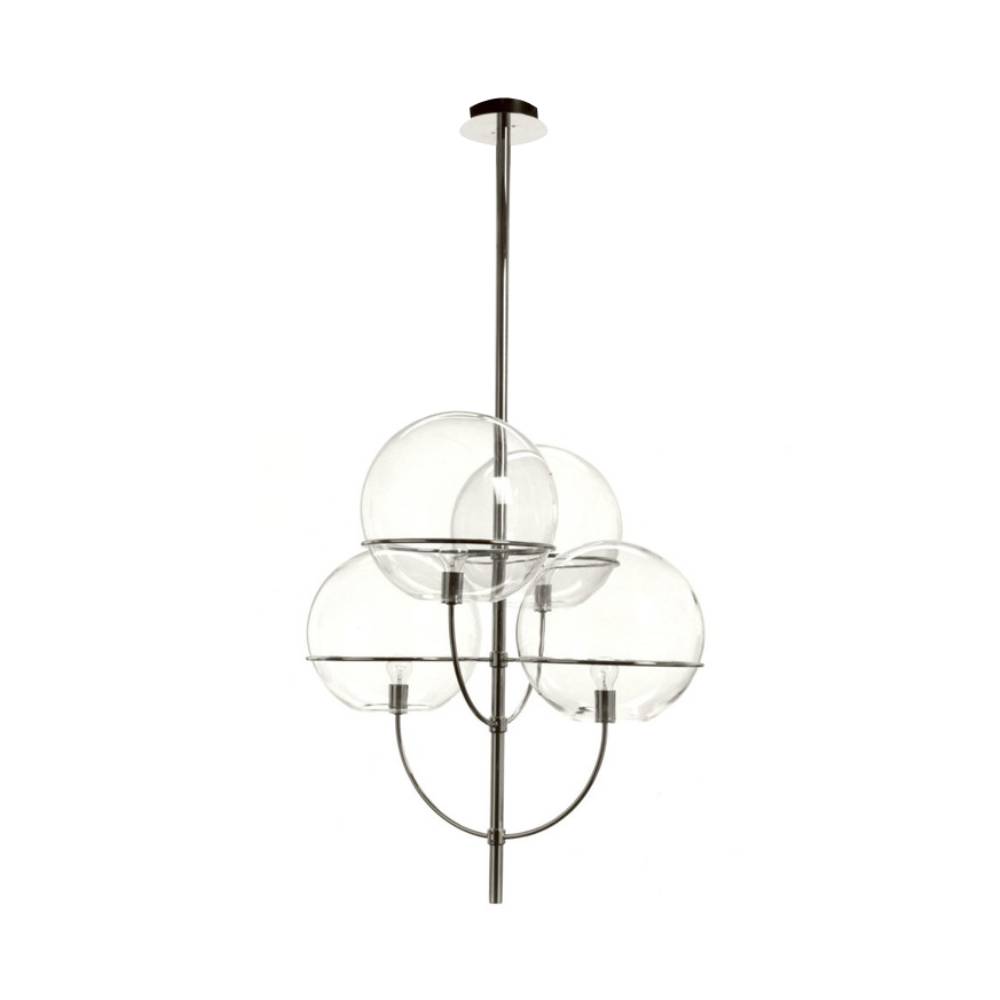 Lyndon Suspension Lamp: Chromium Plated