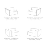Arcade Sofa - Single Seater