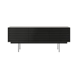 Sussex 8 Sideboard: SSX301 + Ebony Stained Oak + Black