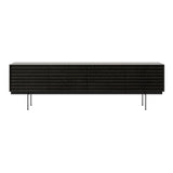 Sussex 8 Sideboard: SSX401 + Dark Grey Stained Oak + Black + Composition 3